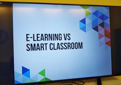 การอบรมเรื่อง “ประสบการณ์การใช้  Smart Classroom
